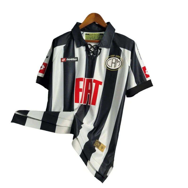 Camisa Retrô Atlético Mineiro Edição especial 2008 - Lotto Masculina - Preta com detalhes em branco