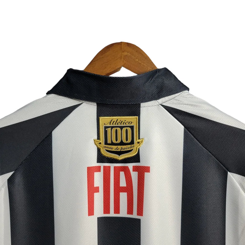 Camisa Retrô Atlético Mineiro Edição especial 2008 - Lotto Masculina - Preta com detalhes em branco