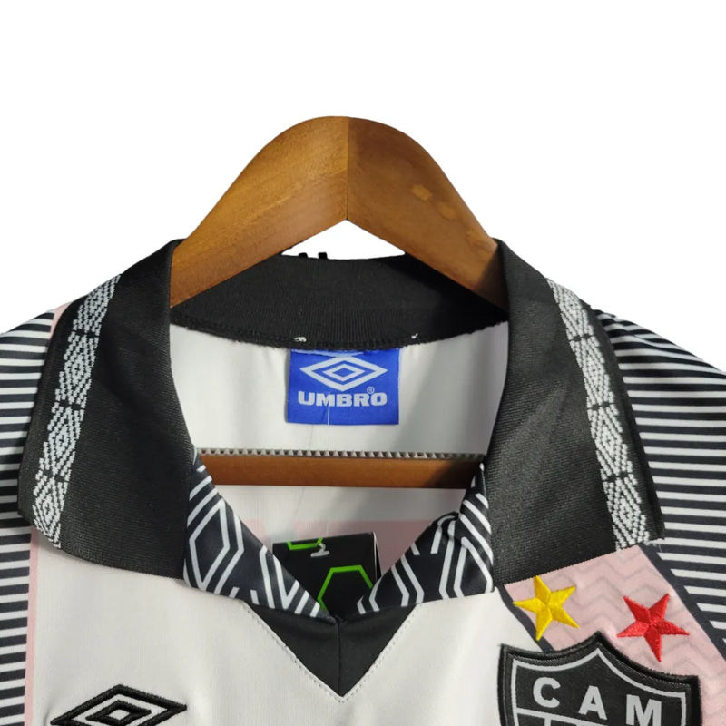 Camisa Retrô Atlético Mineiro II 1996 - Umbro Masculino - Branco com detalhes em preto