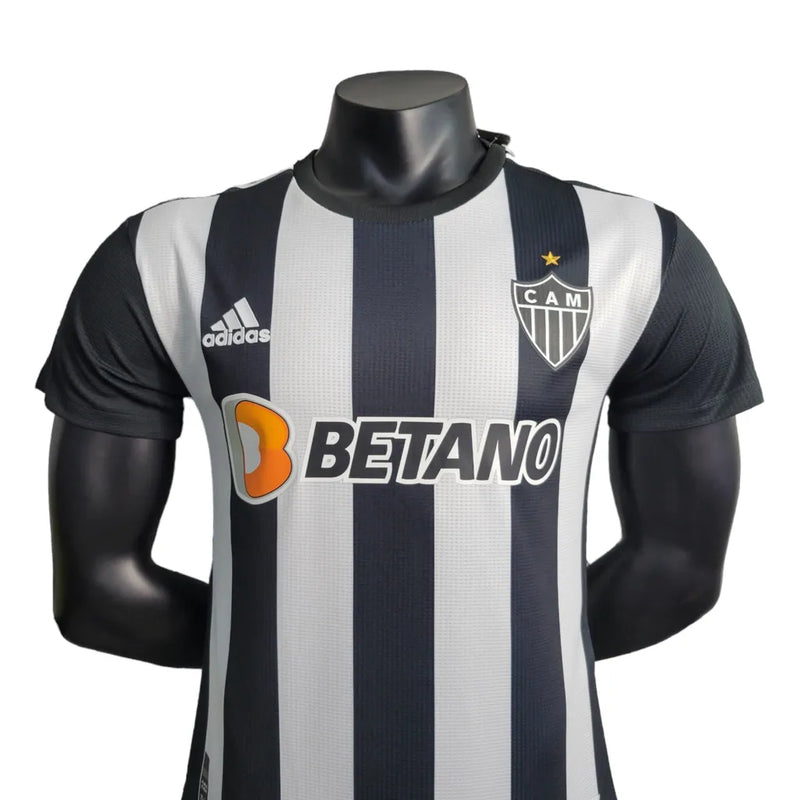 Camisa Atlético Mineiro 23/24 - Jogador Adidas Masculina - Preta e branca