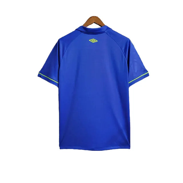 Camisa Fluminense Goleiro III 23/24 Umbro Torcedor Masculina - Azul com detalhes amarelo