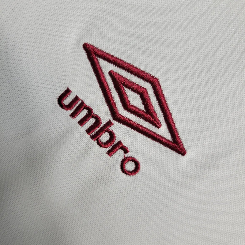 Camisa Fluminense II 23/24 Umbro Treino -Branca com detalhes tricolores