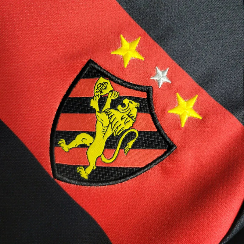 Camisa Sport Recife I 23/24- Torcedor Feminina Umbro - Preta e Vermelha