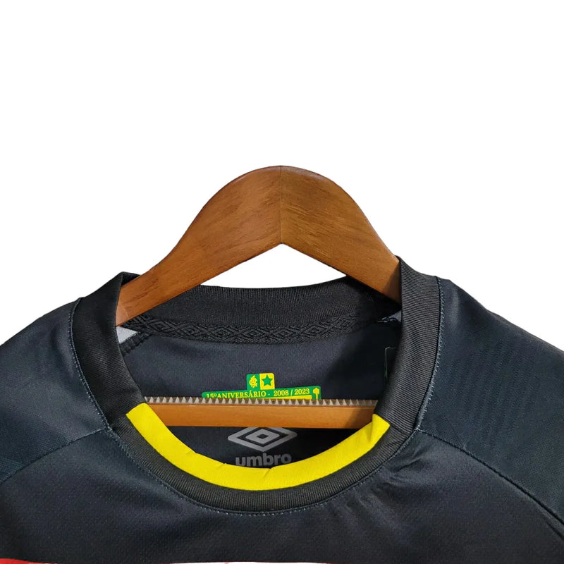 Camisa Sport Recife I 23/24- Torcedor Feminina Umbro - Preta e Vermelha