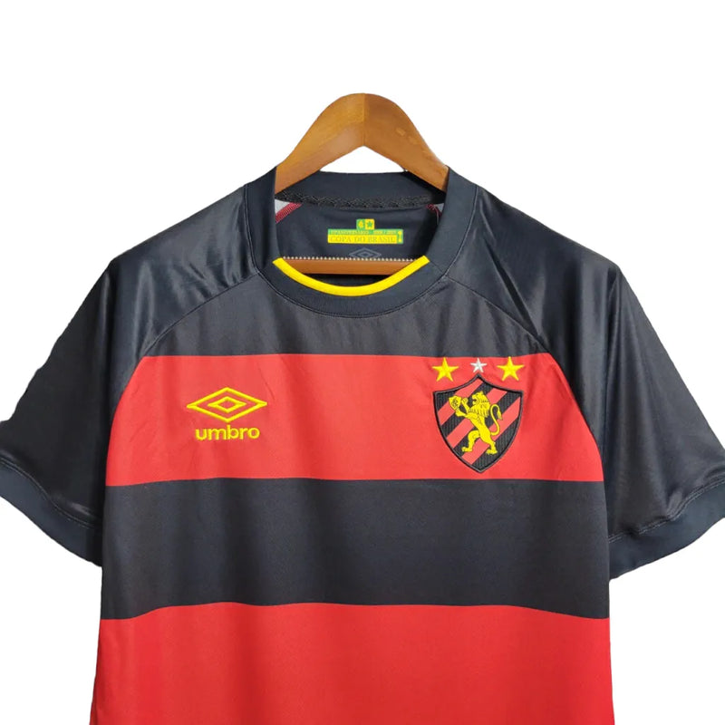 Camisa Sport Recife I 23/24 Torcedor Umbro Masculina -Vermelho e Preto