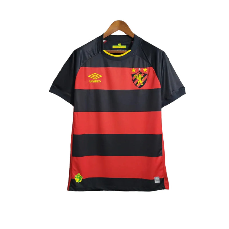 Camisa Sport Recife I 23/24 Torcedor Umbro Masculina -Vermelho e Preto