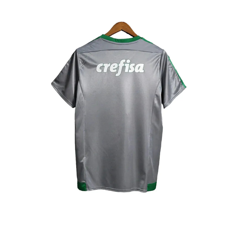 Camisa Retrô Palmeiras III 2015 - Masculina Puma - Cinza com detalhes em verde