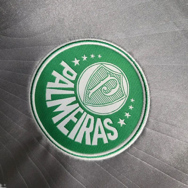 Camisa Retrô Palmeiras III 2015 - Masculina Puma - Cinza com detalhes em verde