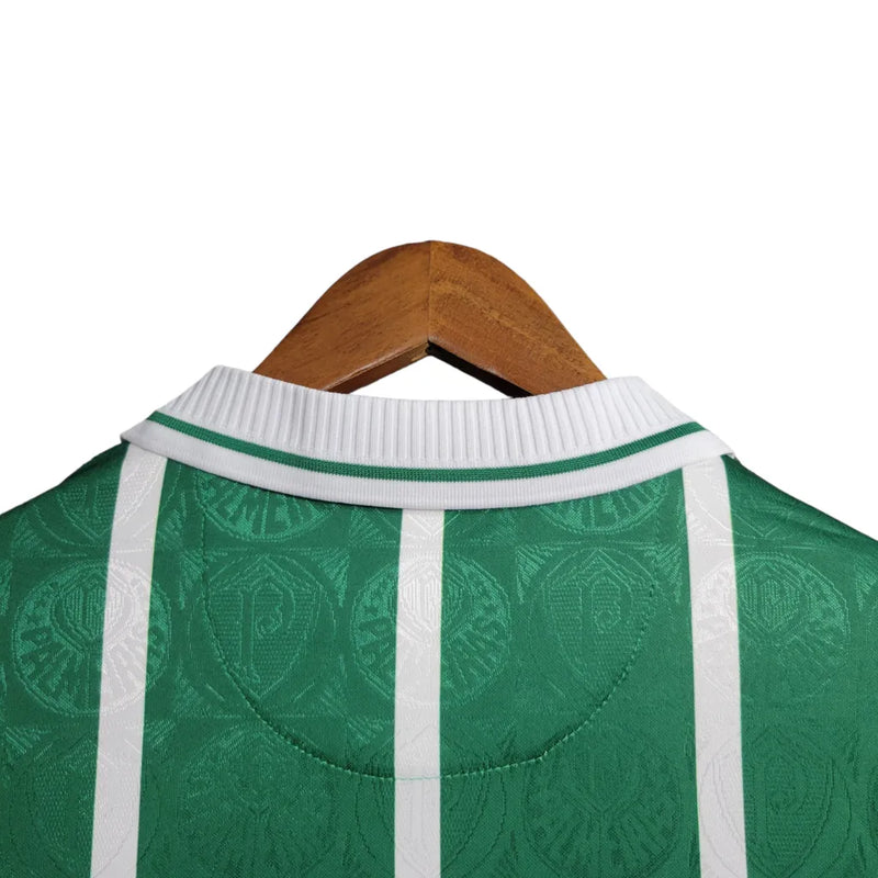 Camisa Retrô Palmeiras I 1993 - Masculina - Verde com listras em branco