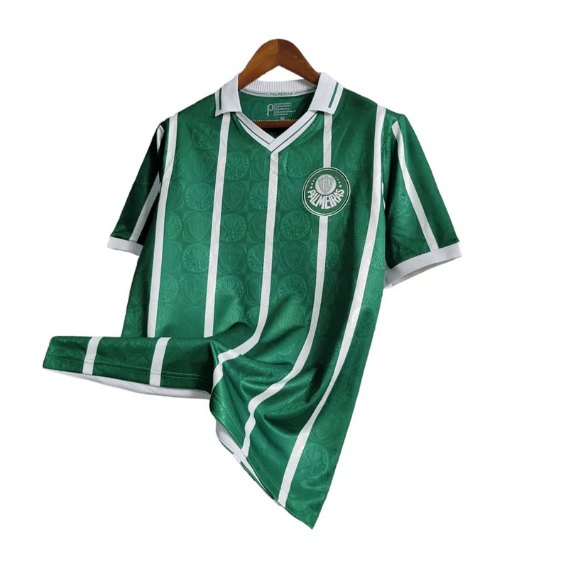 Camisa Retrô Palmeiras I 1993 - Masculina - Verde com listras em branco