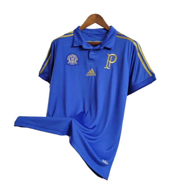 Camisa Retrô Palmeiras III 2014/2015 - Torcedor Adidas Masculina- Azul com detalhes dourados