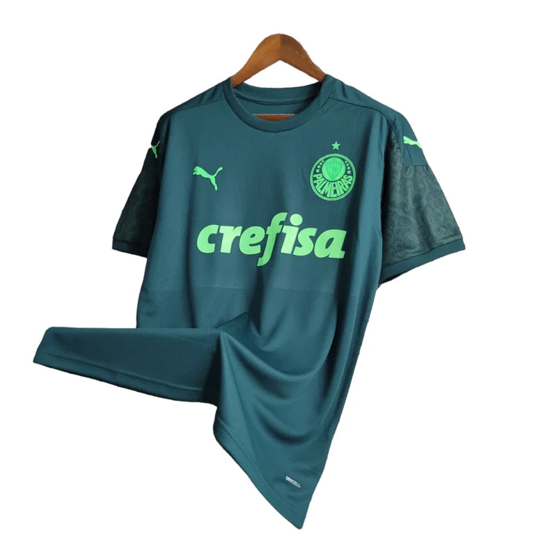 Camisa Palmeiras II 20/21 Torcedor Masculina - Verde em 2 tons diferentes na camisa e no simbolos