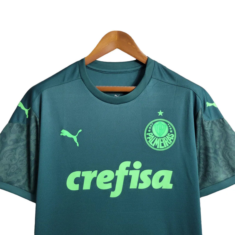 Camisa Palmeiras II 20/21 Torcedor Masculina - Verde em 2 tons diferentes na camisa e no simbolos