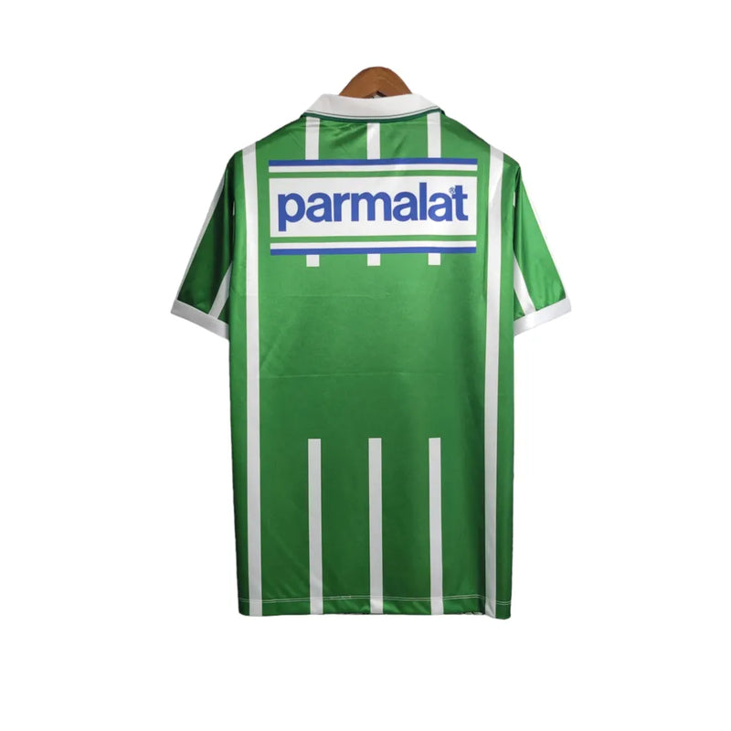 Camisa Retrô Palmeiras I 1993 - Masculina Foward - Verde com listras em branco