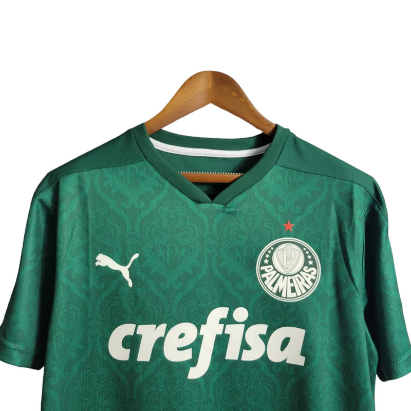 Camisa Palmeiras 20/21 Torcedor Masculino - Camisa verde e branco