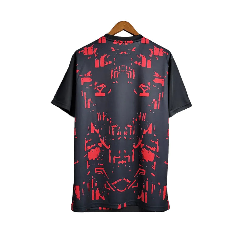 Camisa Red Bull New York III 23/24 - Torcedor Adidas Masculina - Preta com detalhes em vermelho e rosa