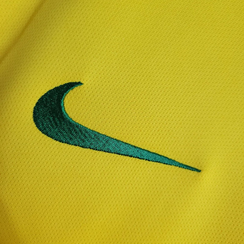 Camisa Seleção Brasil I 18/19 Torcedor Nike Masculina - Amarela com a gola Verde