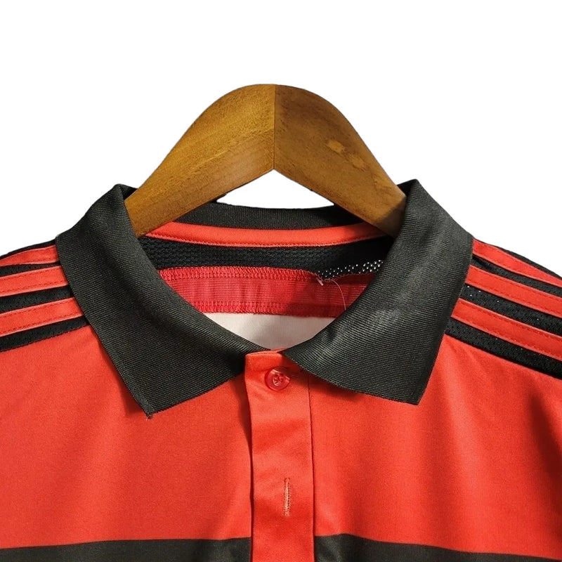 Camisa do Flamengo Retrô 2017/2018 Masculina Adidas - Preto e Vermelho