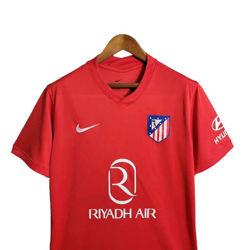 Camisa Atlético de Madrid Treino 23/24 - Nike Masculina - Vermelha com detalhes em branco