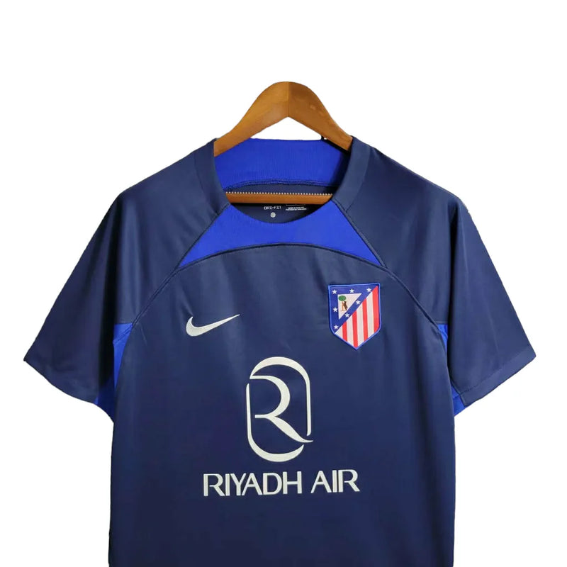 Camisa Atlético de Madrid Treino 23/24 - Nike Masculina - Azul com detalhes em branco