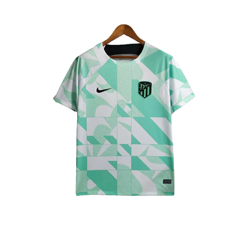 Camisa Atlético de Madrid Treino 23/24 - Torcedor Nike Masculina - Verde com detalhes em Preto