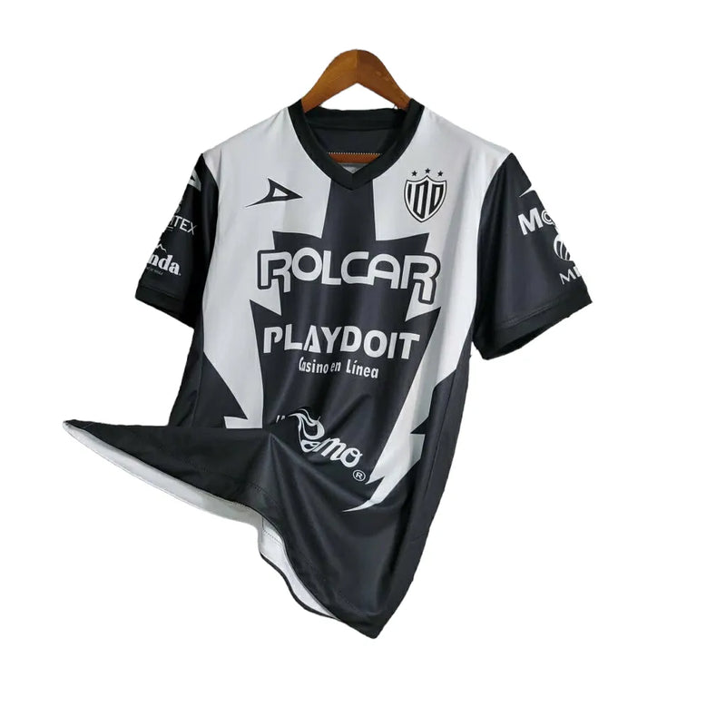 Camisa Necaxa do México II 23/24 - Torcedor Pirma Masculina - Branco com detalhes em preto