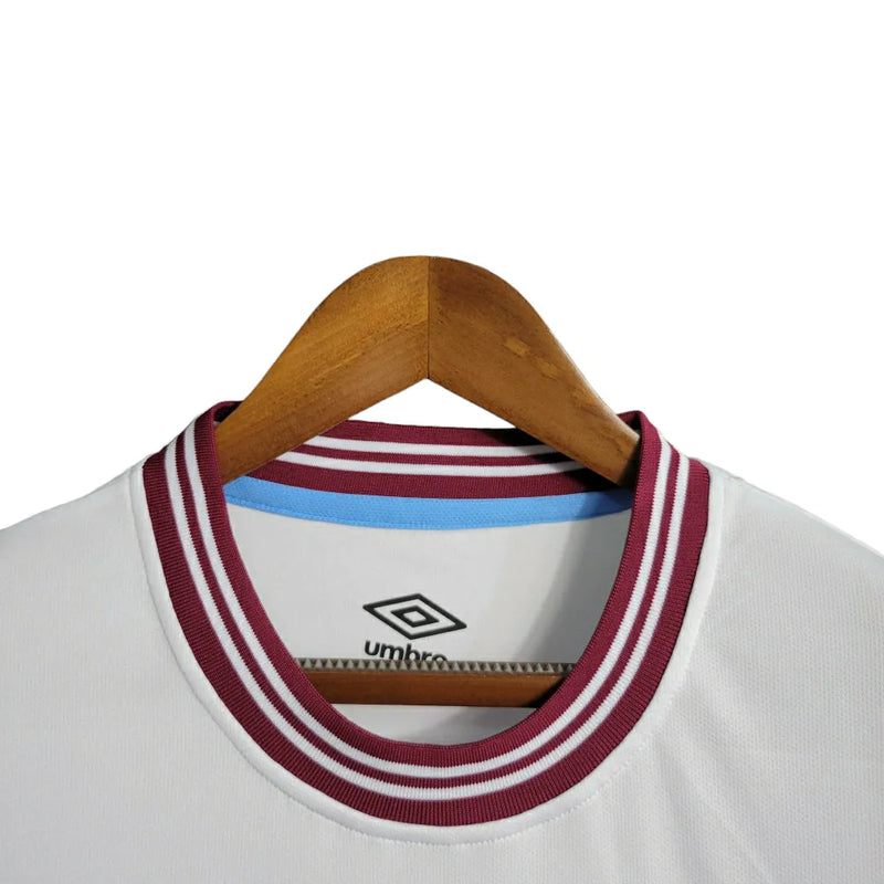 Camisa West Ham II 23/24 - Torcedor Umbro Masculina -Branca com detalhes vinho e preto