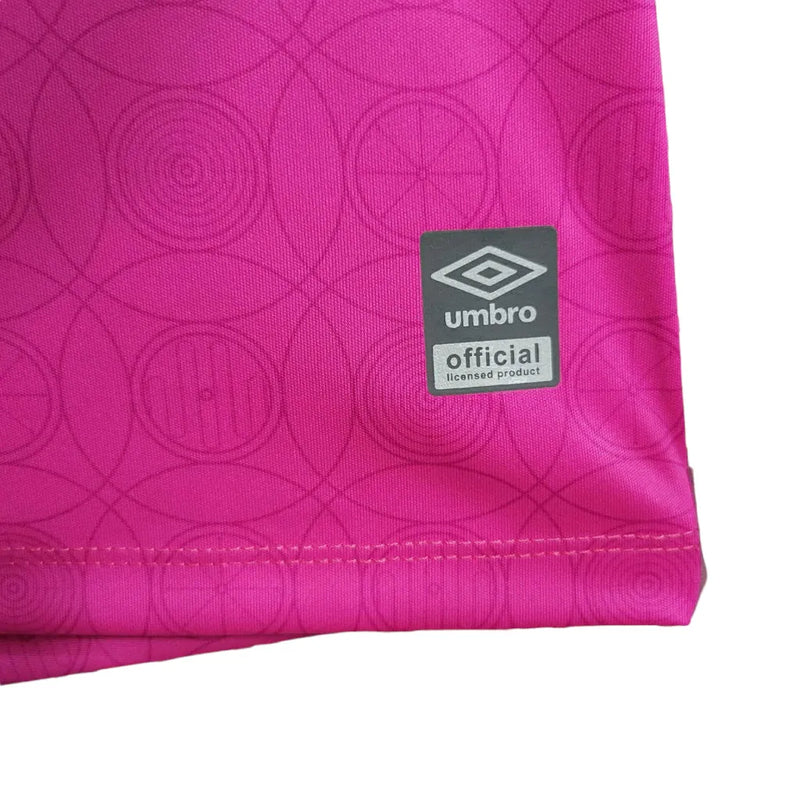 Camisa Fluminense Edição especial outubro rosa 23/24 - Feminina Umbro - Rosa com detalhes em tricolor