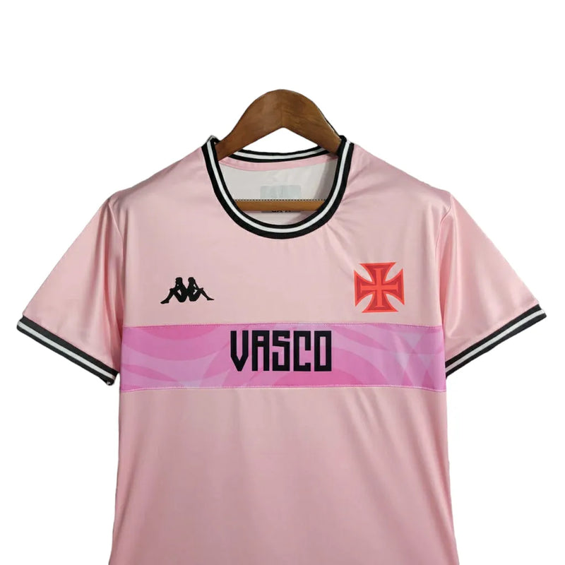 Camisa Vasco da Gama Edição especial outubro rosa 23/24 - Torcedor Kappa Feminina - Rosa