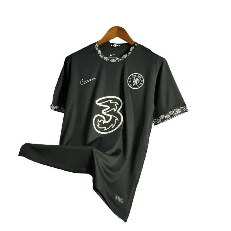 Camisa Chelsea Edição especial 23/24 - Torcedor Nike Masculina - Preta com branco