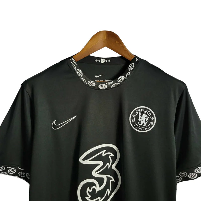 Camisa Chelsea Edição especial 23/24 - Torcedor Nike Masculina - Preta com branco