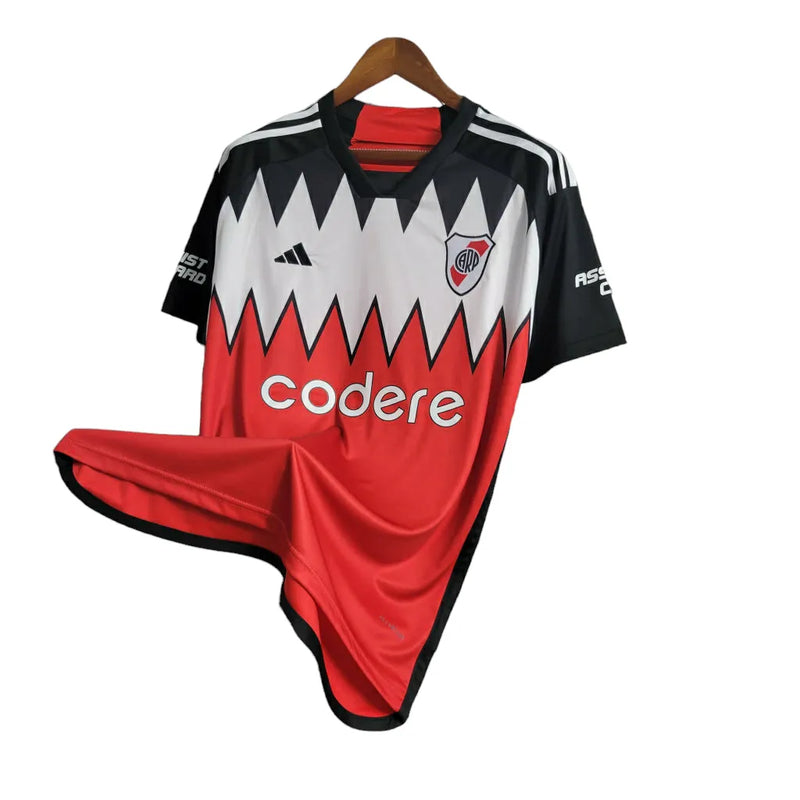 Camisa River Plate Edição especial 23/24 - Torcedor Adidas Masculina - Branca com detalhes em preto e vermelho