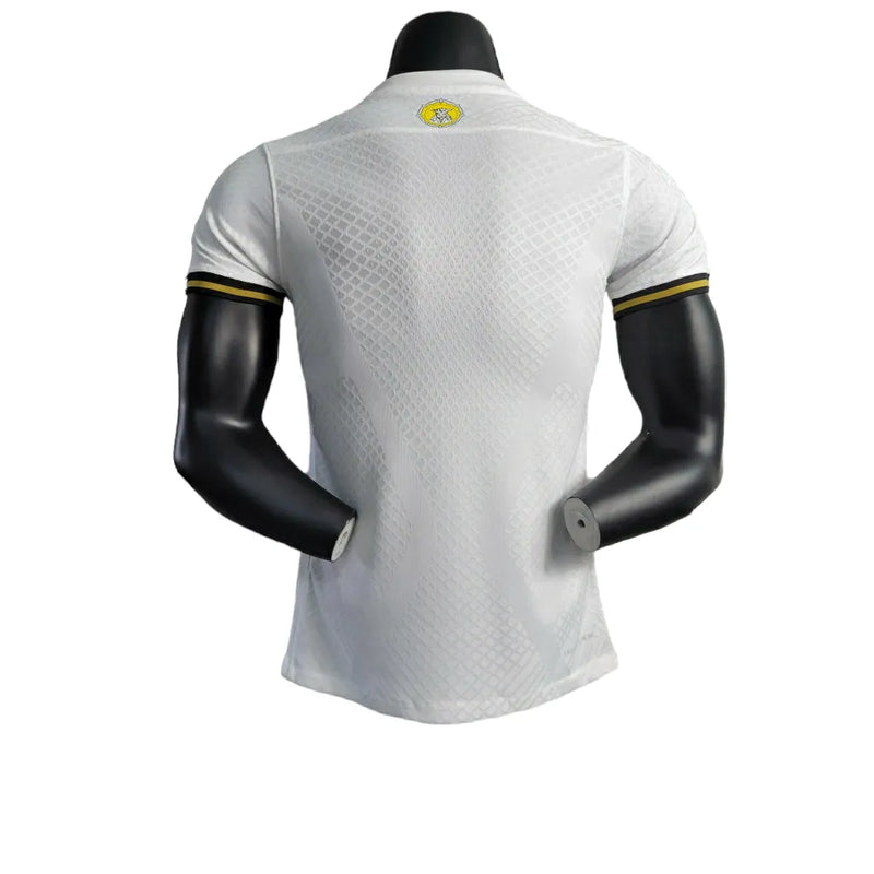 Camisa Alk Sonina Edição Especial 132 anos - Jogador Nike Masculina - Branco com detalhes em cinza e dourado