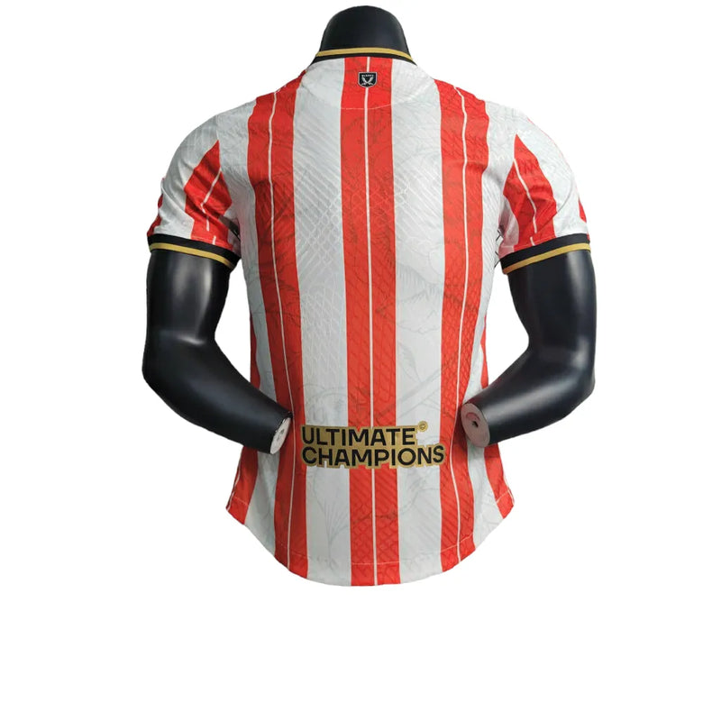 Camisa Sheffield United I Sheffield United - Jogador Errea Masculina - Branca com detalhes em vermelho e preto