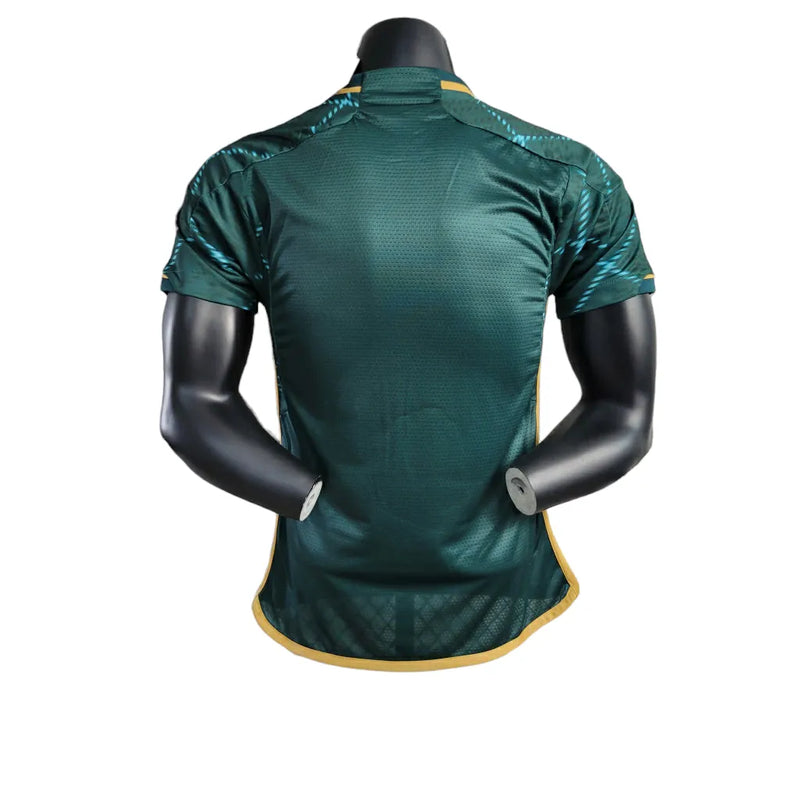 Camisa Portland Timbers FC I 23/24 - Jogador Adidas Masculina - Verde com detalhes em dourado e branco