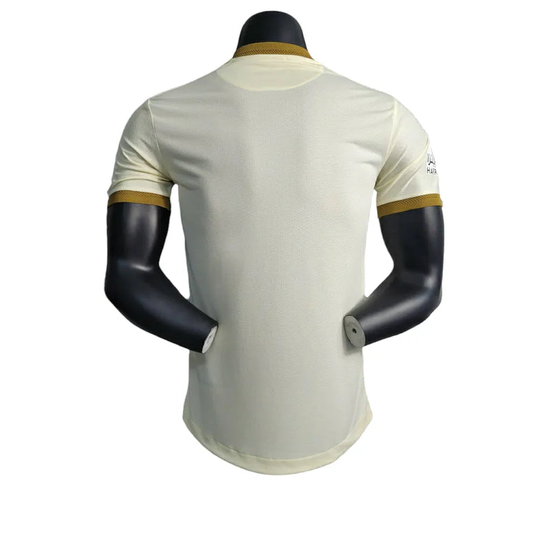 Camisa Al-Nassr III 23/24 - Jogador Duneus Masculina - Bege com detalhes em dourado