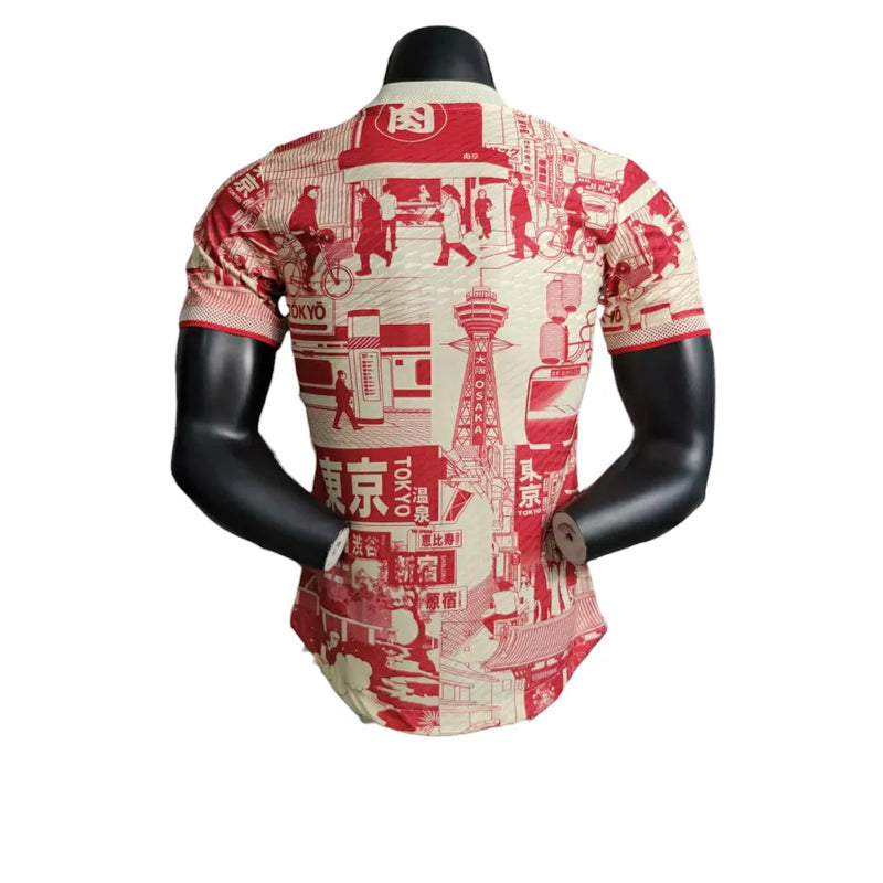 Camisa Japão Edição Especial 23/24 - Jogador Adidas Masculina - Amarela com detalhes em vermelho