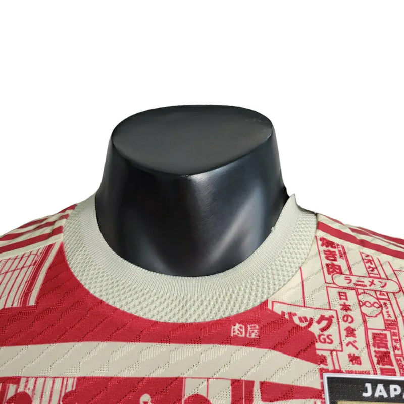 Camisa Japão Edição Especial 23/24 - Jogador Adidas Masculina - Amarela com detalhes em vermelho