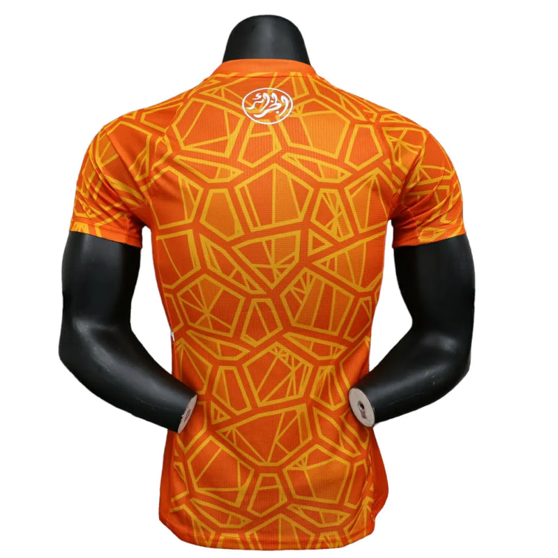 Camisa Argélia III 23/24 - Jogador Adidas Masculina - Laranja com detalhes em branco