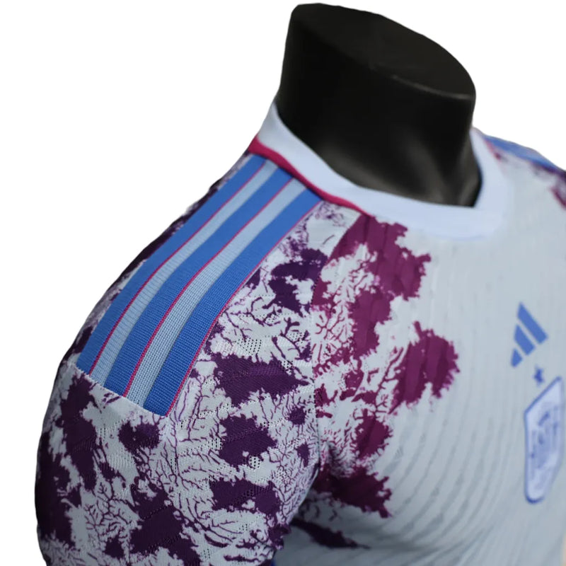 Camisa Seleção da Inglaterra Edição Especial 23/24 - Jogador Adidas Masculina - Branca com detalhes em roxo e azul