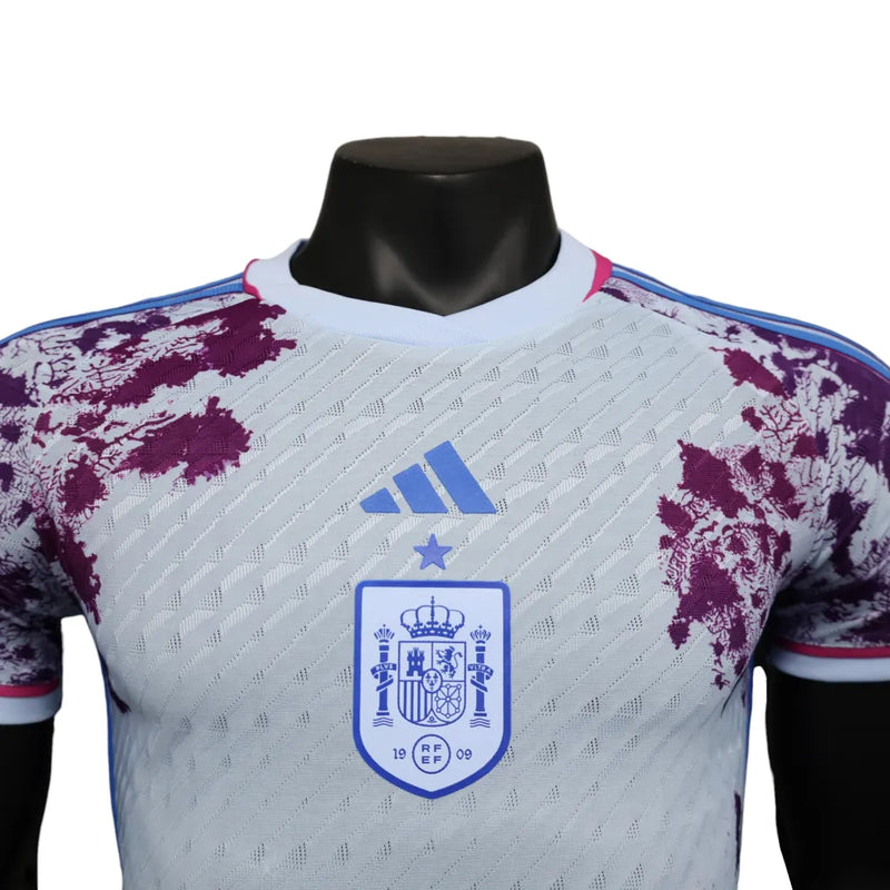 Camisa Seleção da Inglaterra Edição Especial 23/24 - Jogador Adidas Masculina - Branca com detalhes em roxo e azul