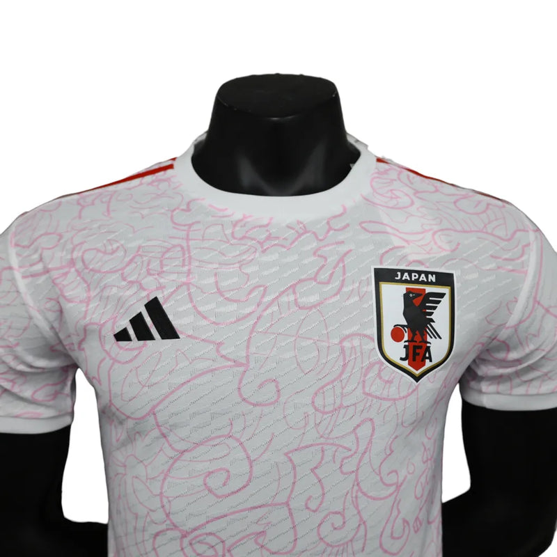 Camisa Seleção do Japão 23/24 - Jogador Adidas Masculina - Branca com detalhes em rosa