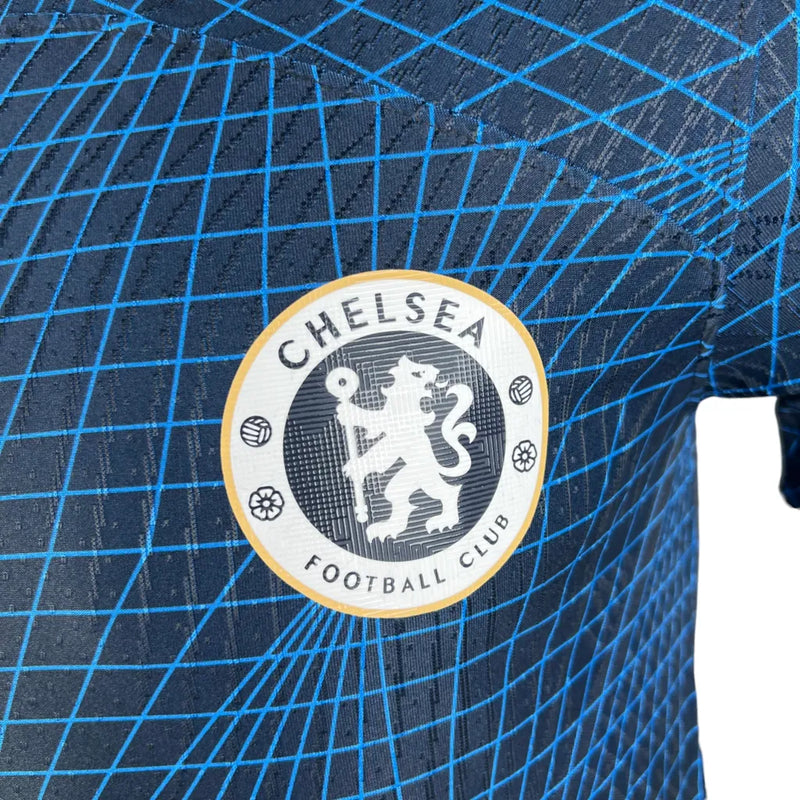 Camisa Chelsea II 23/24 - Jogador Nike Masculina - Azul com detalhes em branco