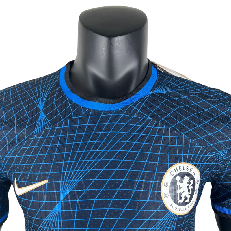 Camisa Chelsea II 23/24 - Jogador Nike Masculina - Azul com detalhes em branco