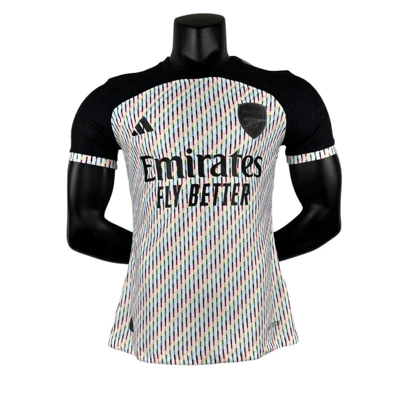 Camisa Arsenal Edição Especial 23/24 - Jogador Adidas Masculina - Preta com branco