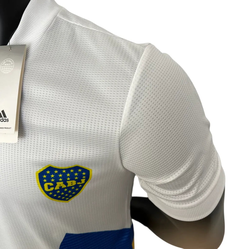 Camisa Boca Juniors Coleção Especial 23/24 - Jogador Adidas Masculina - Branca com detalhes em azul e amarelo