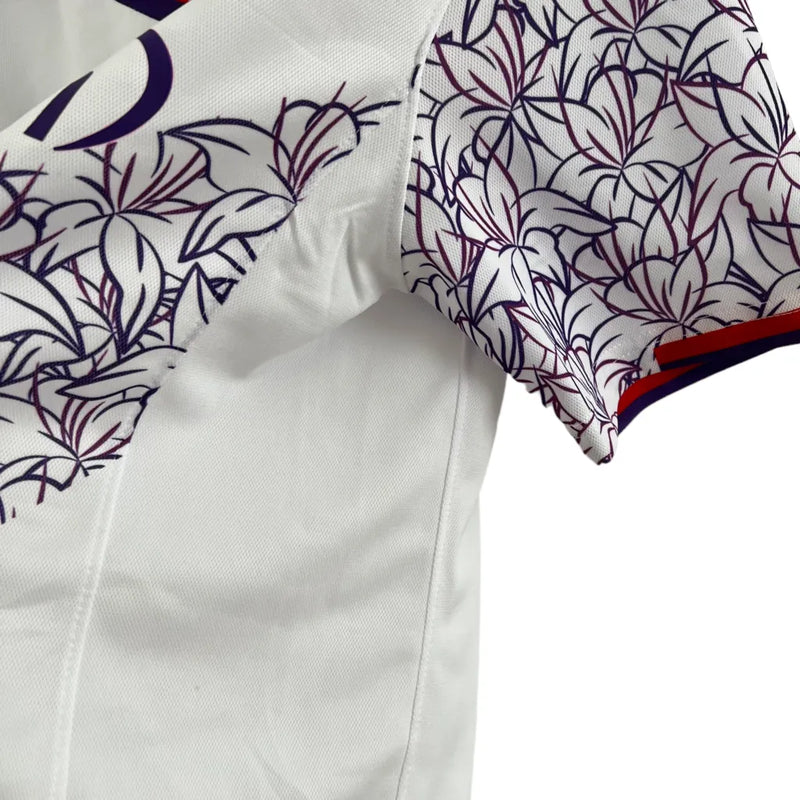 Camisa Fiorentina II 23/24 - Torcedor Kappa Masculina - Branca com detalhes em roxo