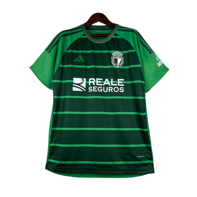 Camisa Burgos III 23/24 - Torcedor Adidas Masculinas - Verde com detalhes em branco