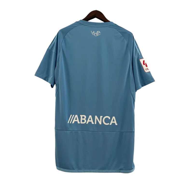 Camisa Celta de Vigo I 23/24 - Torcedor Adidas Masculina - Azul com detalhes em branco