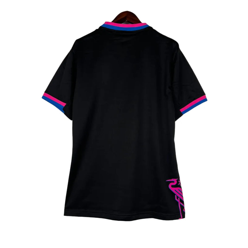 Camisa Inter Miami II 23/24 - Torcedor Adidas Feminina - Preta com detalhes em rosa e azul